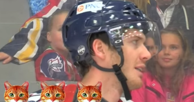 hockey player does meow game